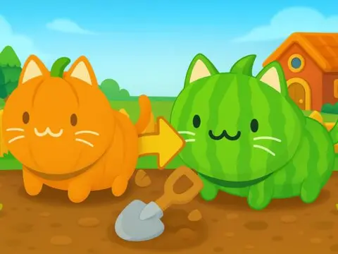 Brainrot Garden. Merge Cats