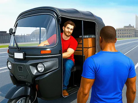 City Tuk Tuk Rickshaw Game